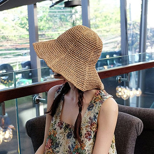 Straw Plain Hat Sun