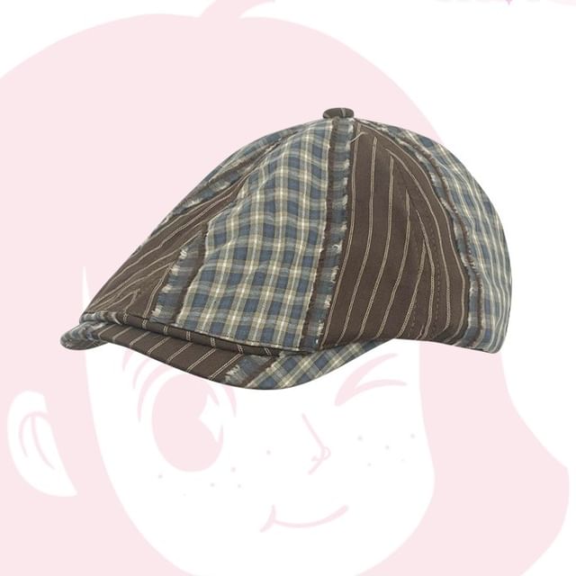 Cap Plaid Newsboy