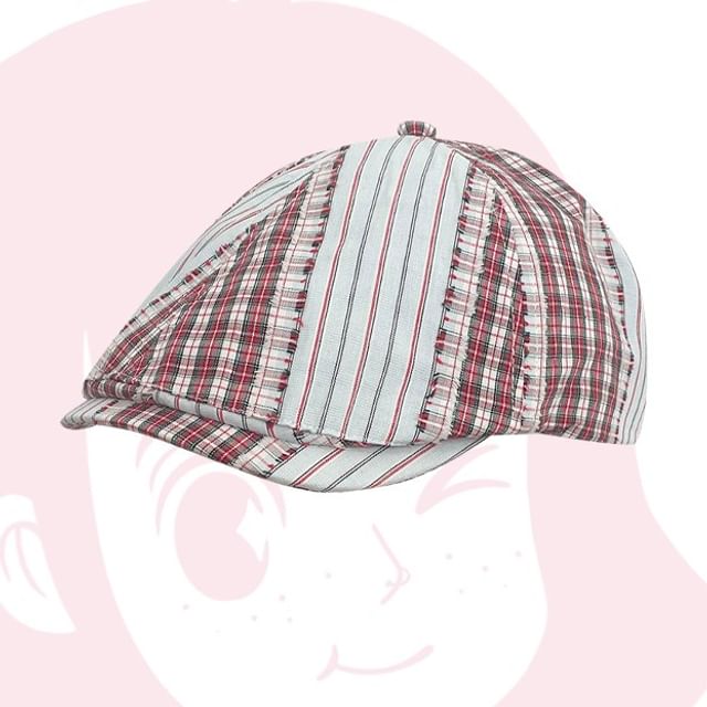 Cap Plaid Newsboy