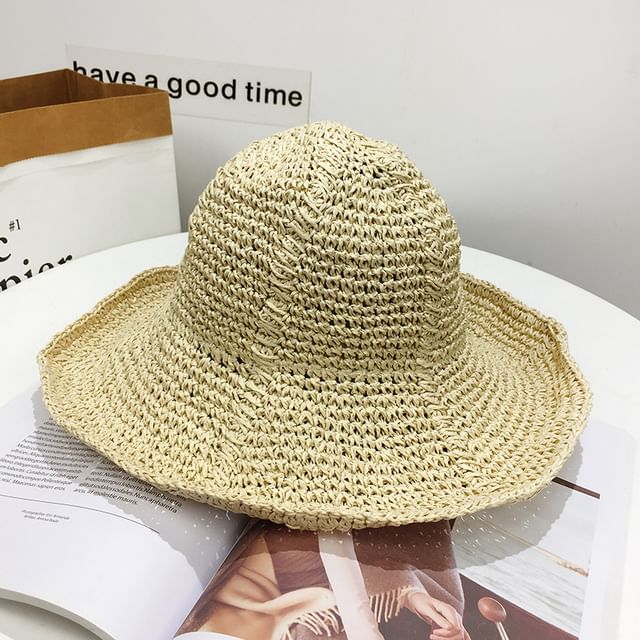 Straw Plain Hat Sun