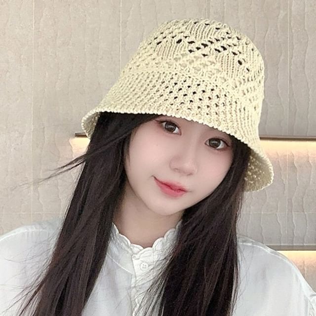 Cloche Straw Plain Hat