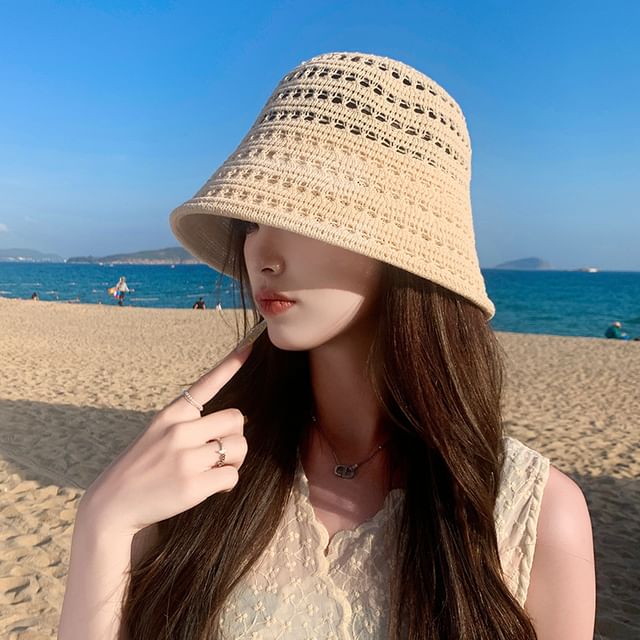 Straw Plain Hat Cloche