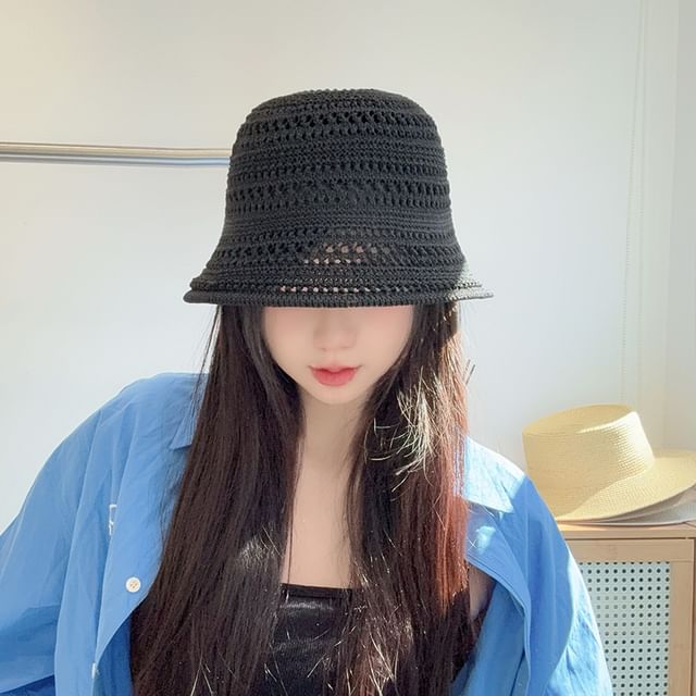 Plain Cloche Straw Hat