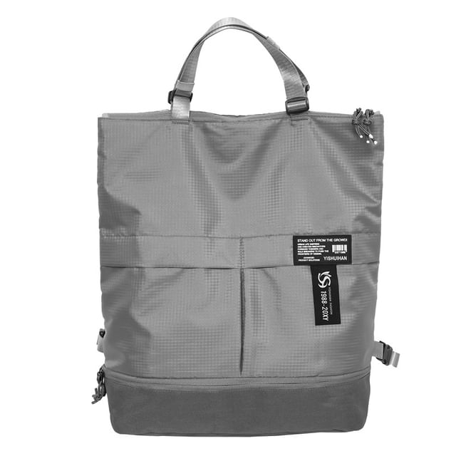 Backpack Tote Panel Applique Nylon