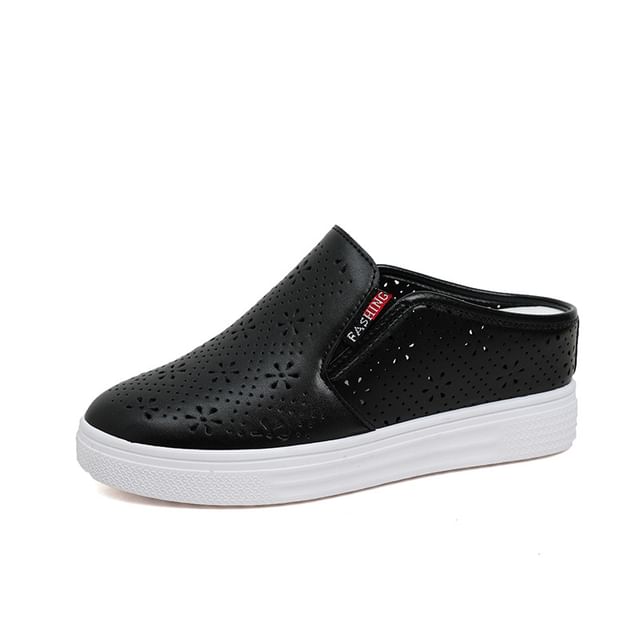 Perforated Platform Mules