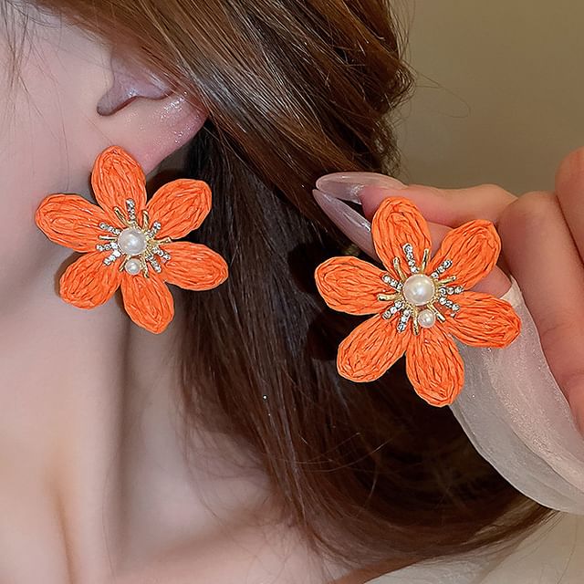 Hand Hamsa Tassel Alloy Chandelier Droplet / Earring