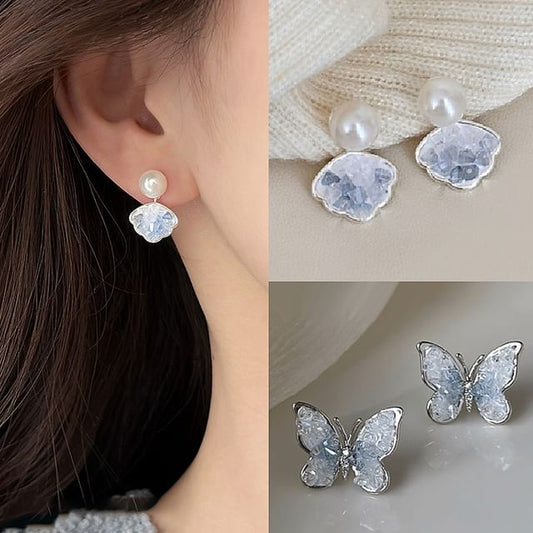 Designs) (Various Alloy Crystal Earring Faux Drop