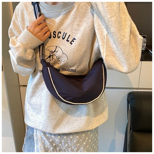 Contrast Trim Bag Crossbody