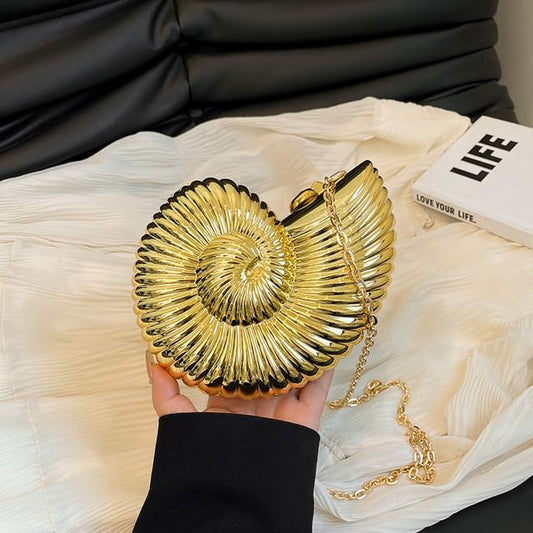 Shell Evening Strap Bag Chain