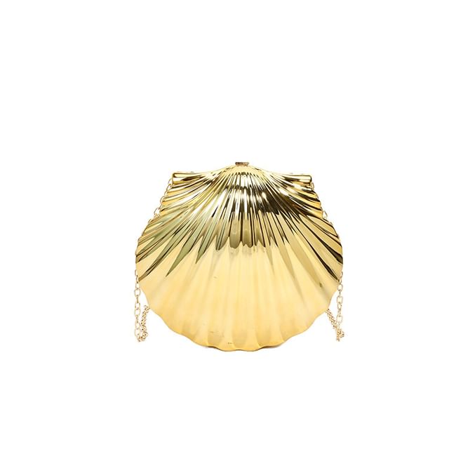 Strap Evening Bag Chain Shell