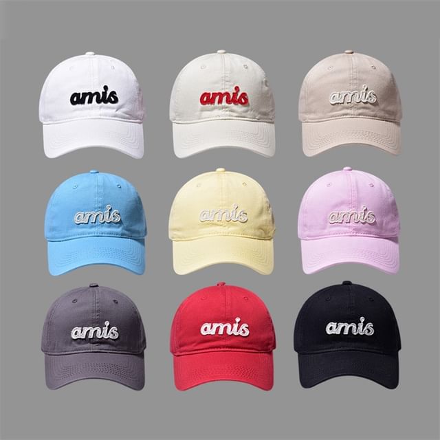 Cap Letter Embroidered