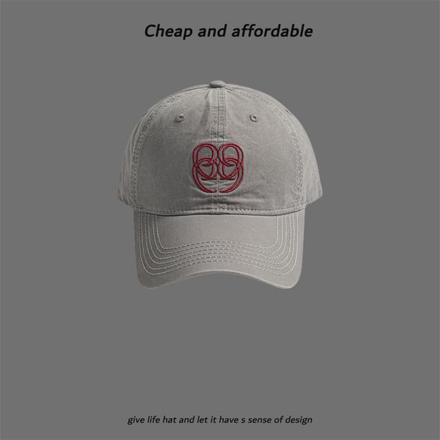 Embroidered Letter Cap