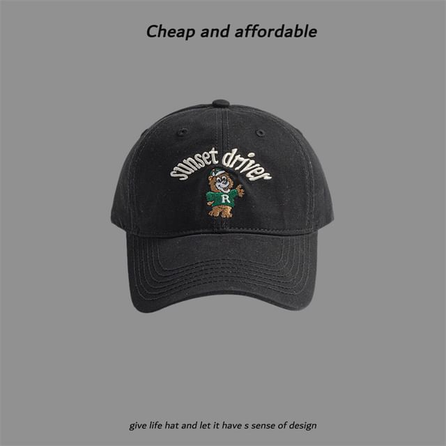 Embroidered Cap Bear