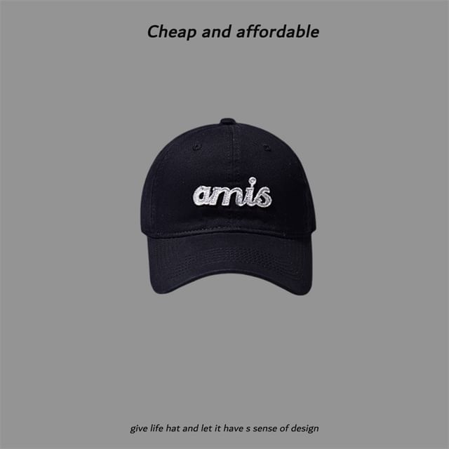 Cap Letter Embroidered