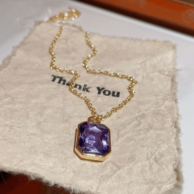 Faux Necklace Designs) Gemstone / Alloy (Various