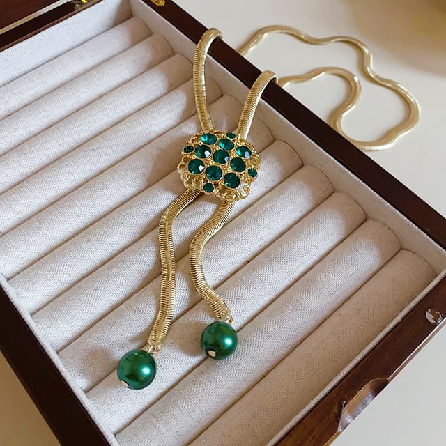 Faux Necklace Designs) Gemstone / Alloy (Various