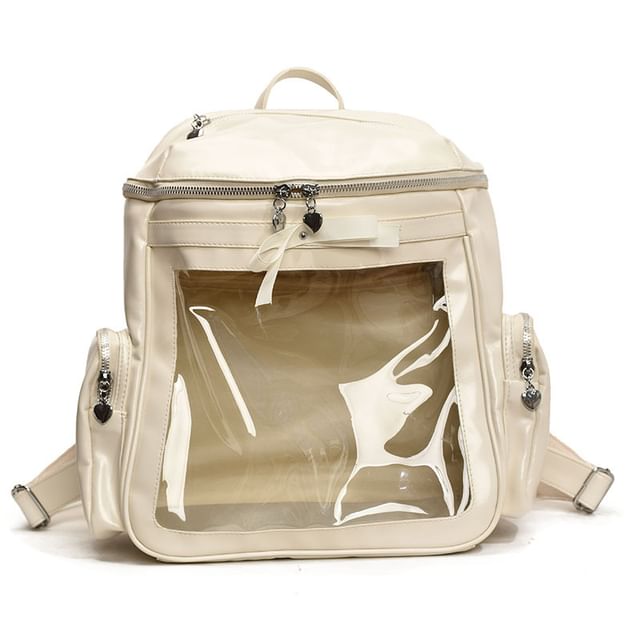 Panel Multi-Pocket PVC Backpack