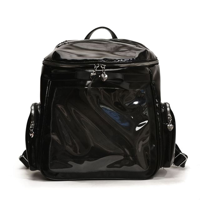 Panel Multi-Pocket PVC Backpack