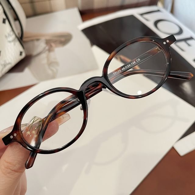 Glasses Oval Frame