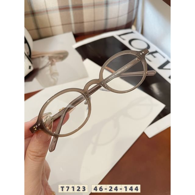 Glasses Oval Frame