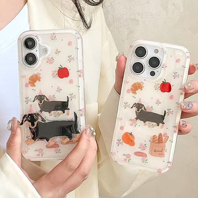 Dog / Set Phone Stand Case