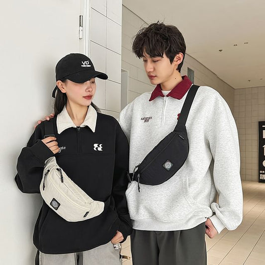 Plain Belt Nylon Bag