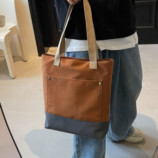 Two Canvas Tote Tone Bag