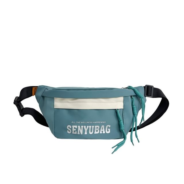 Nylon Bag Belt Print Lettering