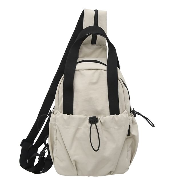 Nylon Plain Drawstring Bag Sling