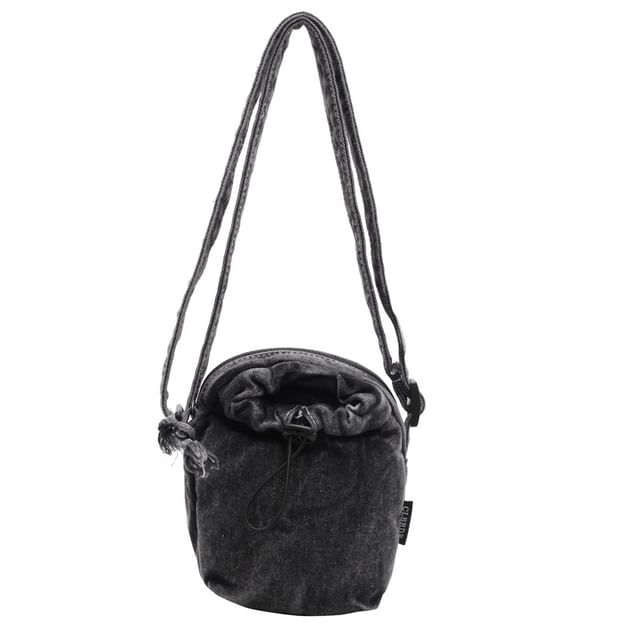 Drawstring Bag Mobile Denim Phone Crossbody