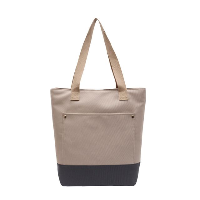Two Canvas Tote Tone Bag
