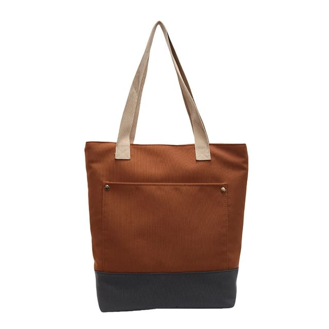 Two Canvas Tote Tone Bag