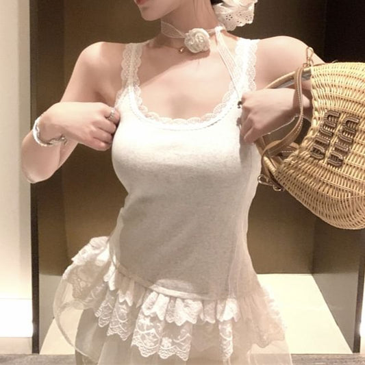 Camisole Lace Trim Top