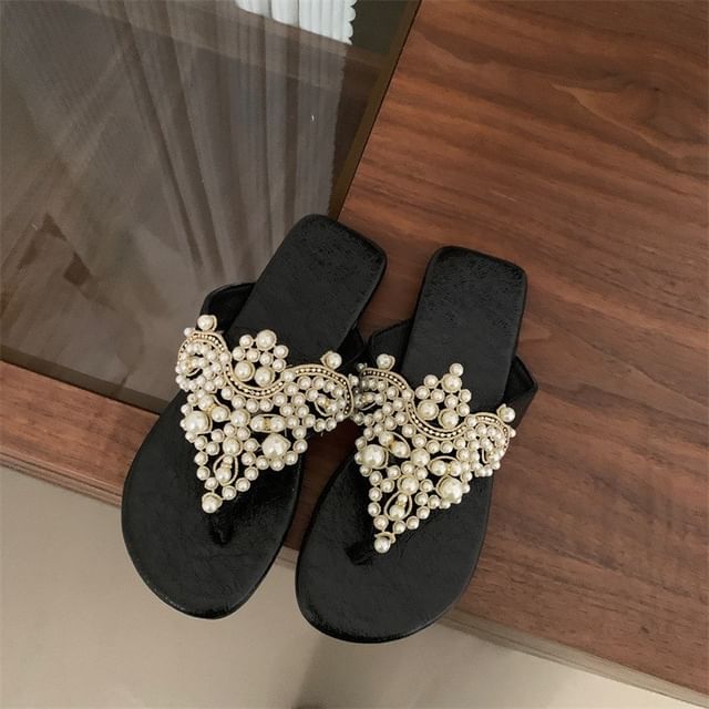 Flip Beaded Flops
