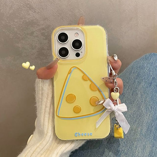 Cheese Phone Set Charm / Case