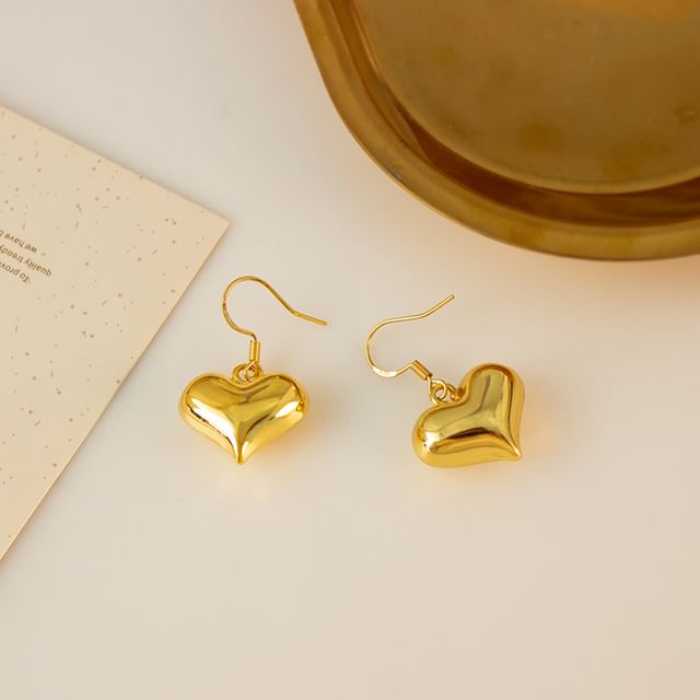 Heart Clip-On / Earring Drop