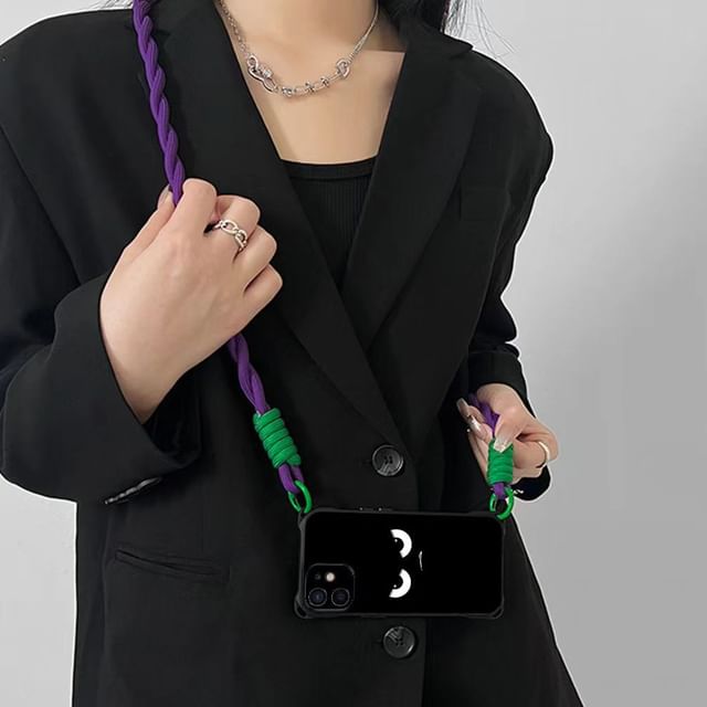 Case Lanyard / Set Phone Eye Cartoon Strap