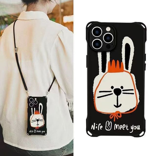Set Case Phone / Lanyard Rabbit