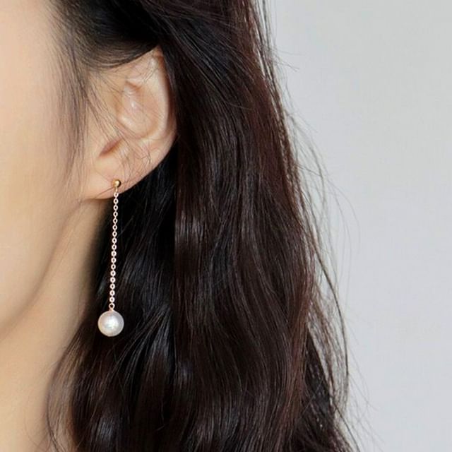 Cuff / Earring (Various Designs) Pearl Faux Ear Dangle