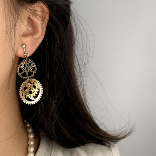 Alloy Cuff Ear Gear Earring / (Various Dangle Designs)