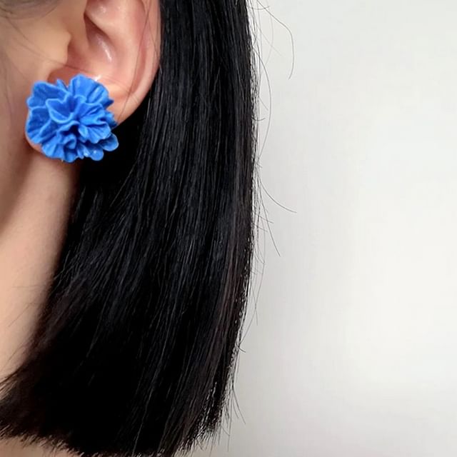/ Stud Cuff Floral Earring Ear Alloy