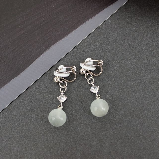 Eye Faux Cuff Cat Dangle / Designs) Alloy Stone (Various Ear Earring