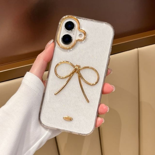 Trim Metallic Phone Bow Case