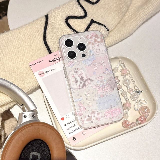 Phone Cat Case / Set Strap