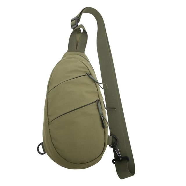 Plain Sling Bag Zip