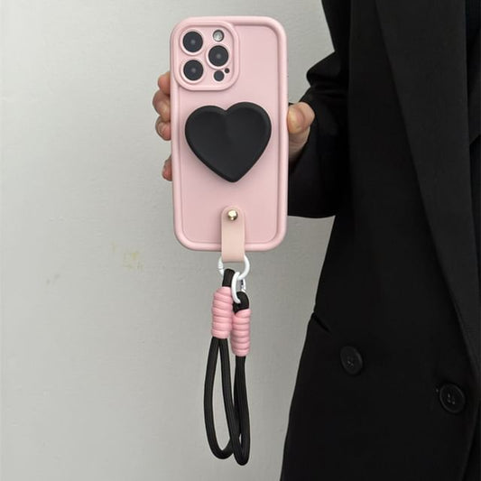Case Phone Strap with Heart