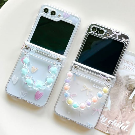 Heart Phone / Case Set Strap Bow