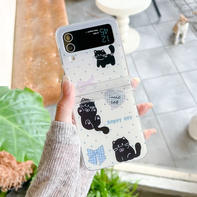Case / Set Cat Strap Phone