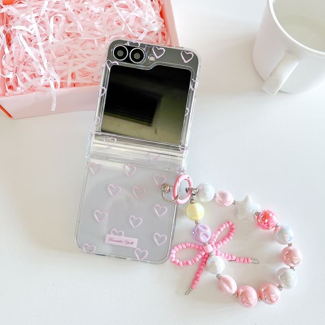 Phone Set Heart Star / Strap Case