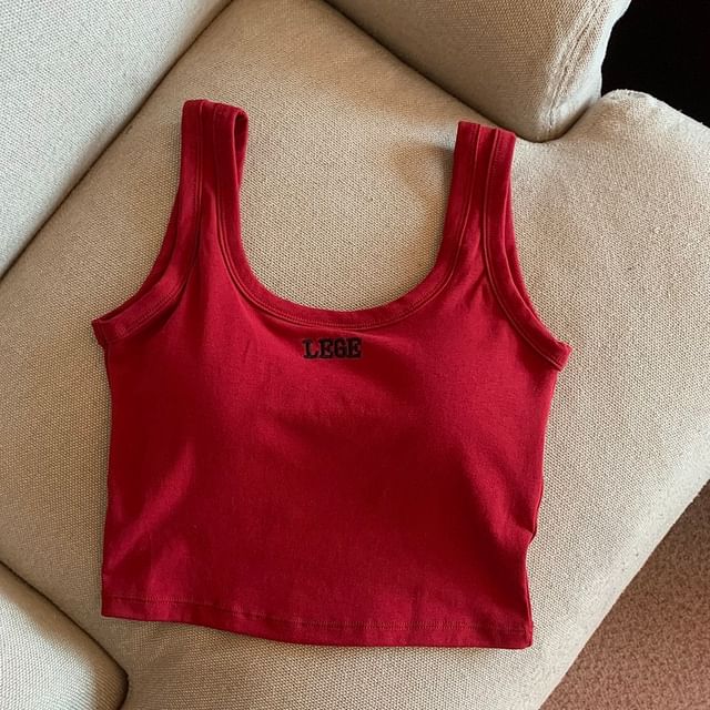 Top Lettering Tank